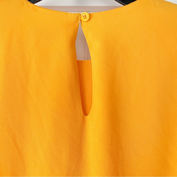 WILFRED ARITIZIA Ninette Dress Wrap Yellow Size XXS Ruffle - Picture 7 of 8